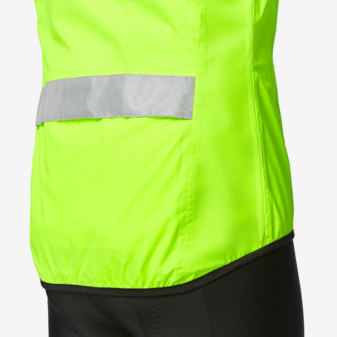 Impermeable Ciclismo Carretera Manga Larga Hombre RC120 Visible EN11353 - Image 4