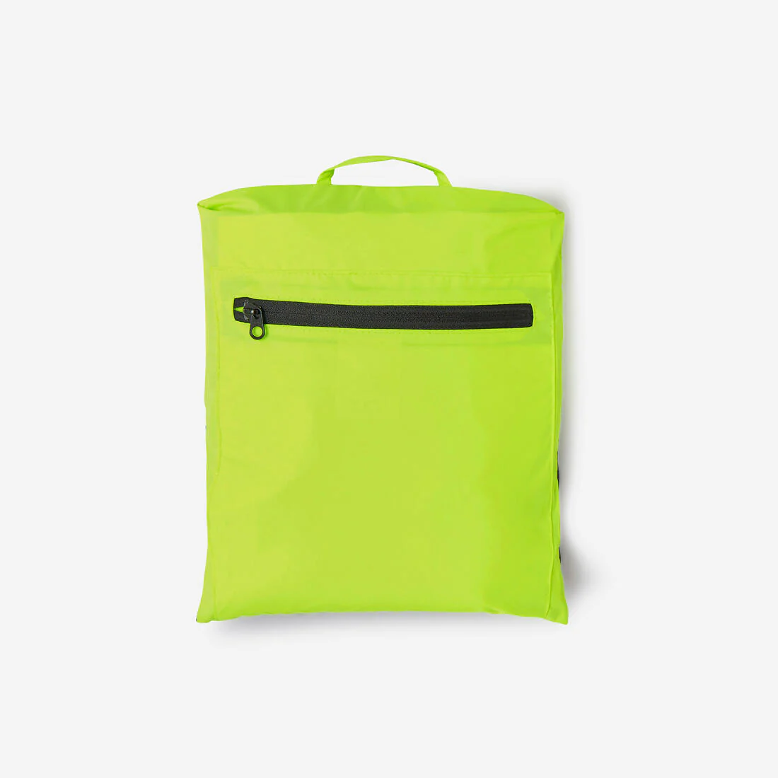 Impermeable poncho de ciclismo negro con amarillo fluorescente para niños - Image 12