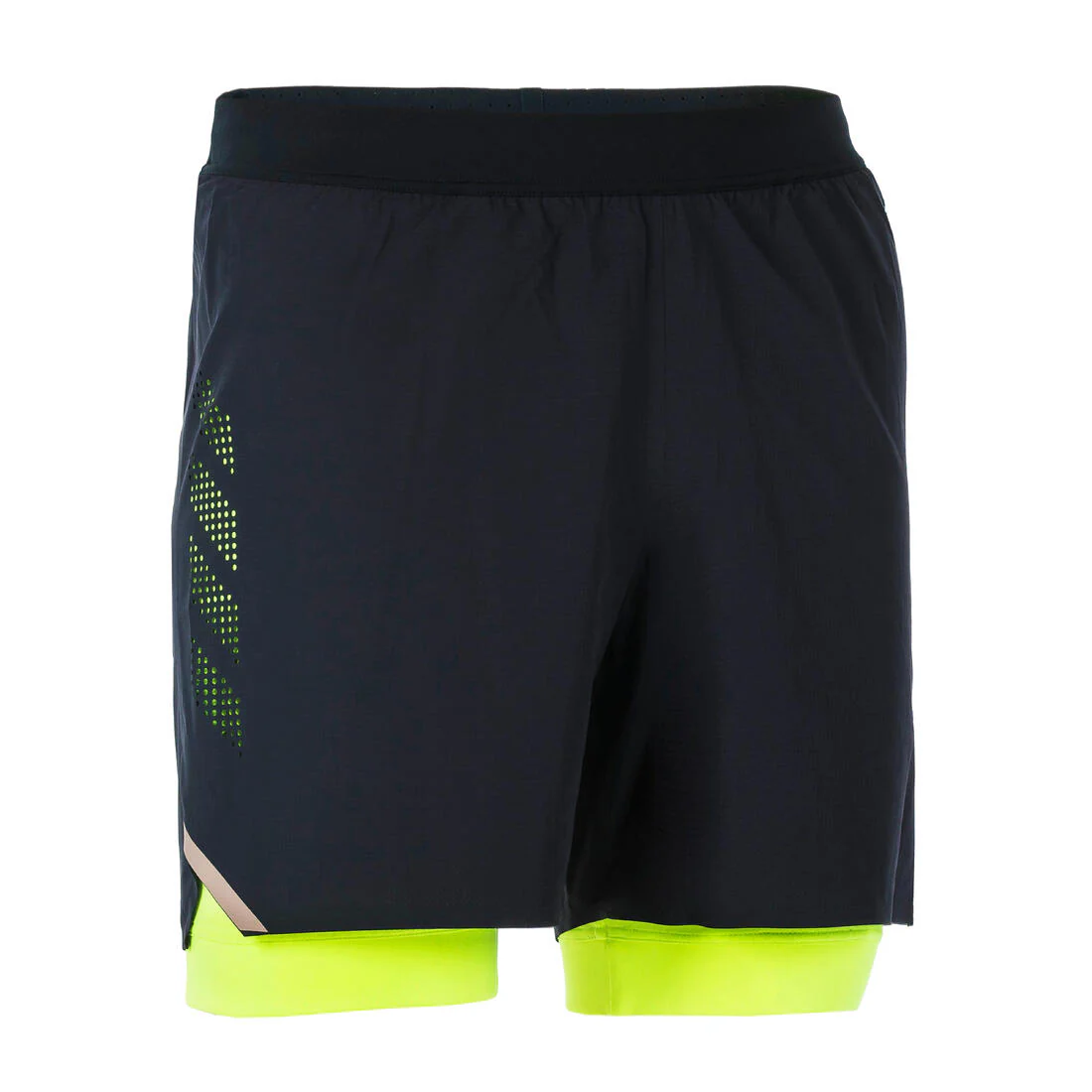 Jammer-Bermudas Natación 500 Fiti Hombre Negro-Amarillo - Image 16