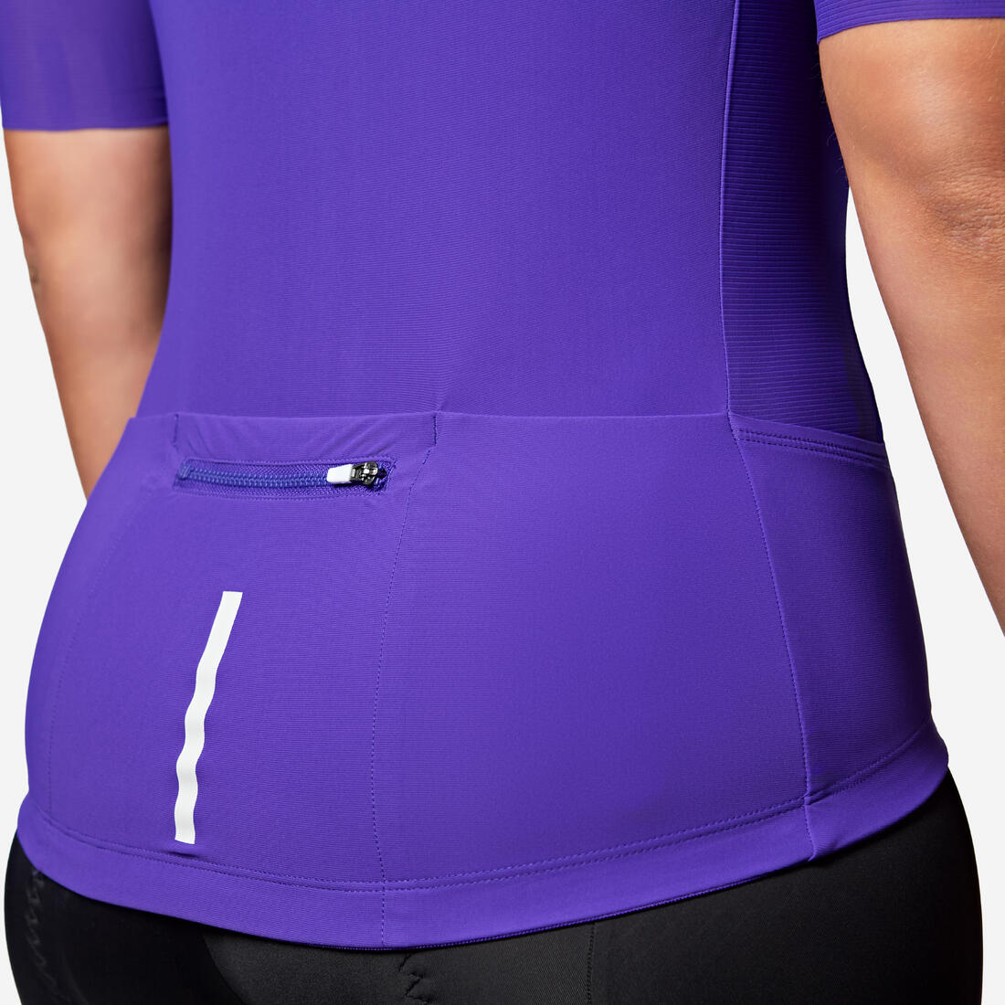 Jersey Ciclismo Carretera Racer 2 Unisex Lila Manga Corta Verano - Image 13