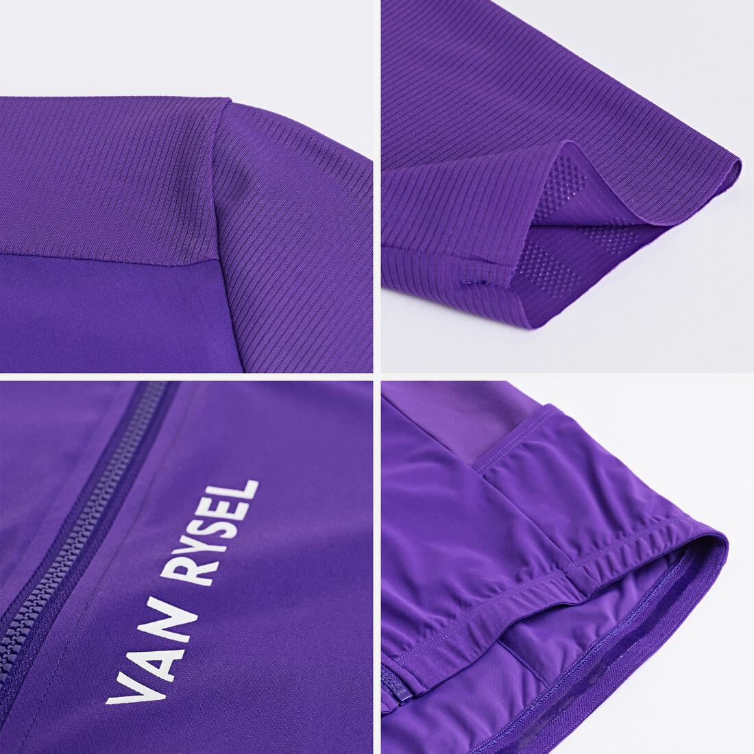 Jersey Ciclismo Carretera Racer 2 Unisex Lila Manga Corta Verano - Image 23