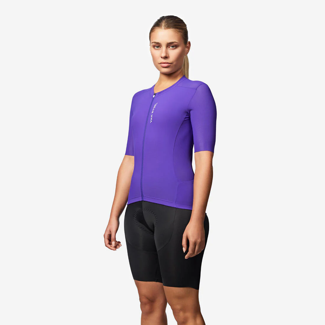 Jersey Ciclismo Carretera Racer 2 Unisex Lila Manga Corta Verano - Image 26