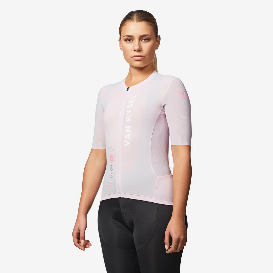 Jersey Ciclismo Carretera Racer 2 Unisex Lila Manga Corta Verano - Image 28