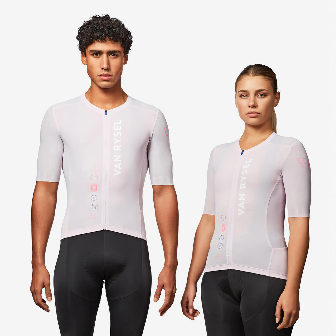 Jersey Ciclismo Carretera Racer 2 Unisex Lila Manga Corta Verano - Image 3