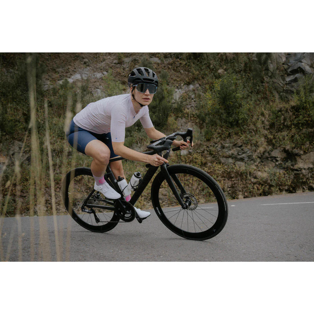 Jersey Ciclismo Carretera Racer 2 Unisex Lila Manga Corta Verano - Image 41