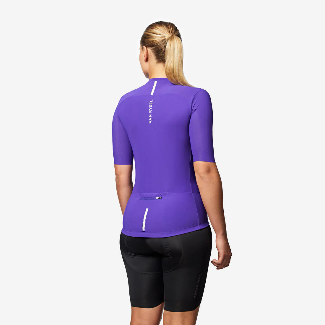 Jersey Ciclismo Carretera Racer 2 Unisex Lila Manga Corta Verano - Image 7