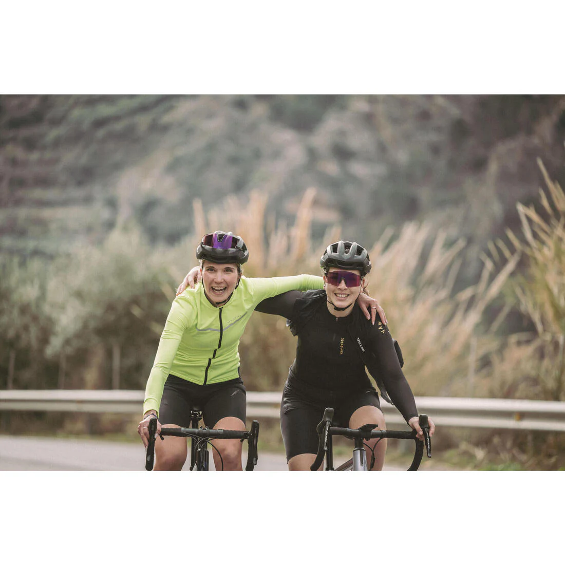 Jersey de Ciclismo Carretera RCR Mujer Amarillo Manga Larga - Image 8