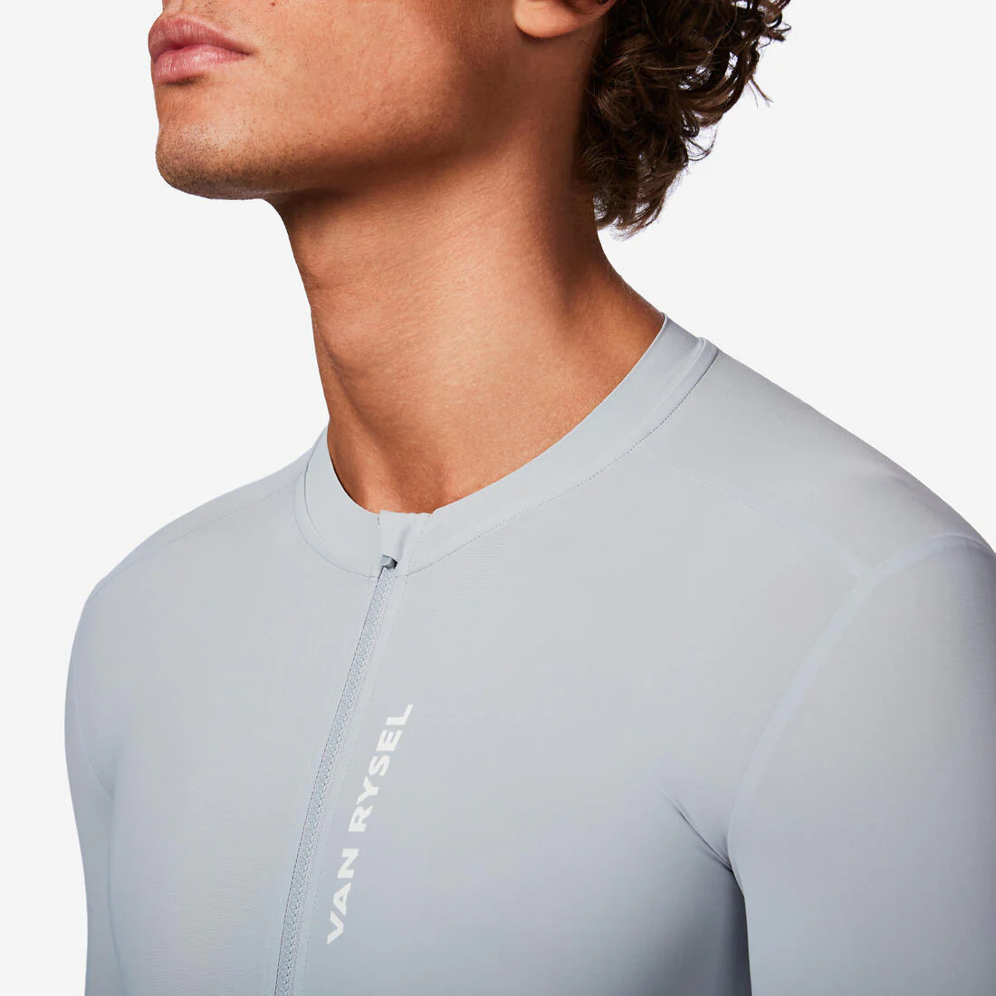 Jersey de ciclismo de carretera anti-UV de manga larga verde para hombre Racer - Image 11