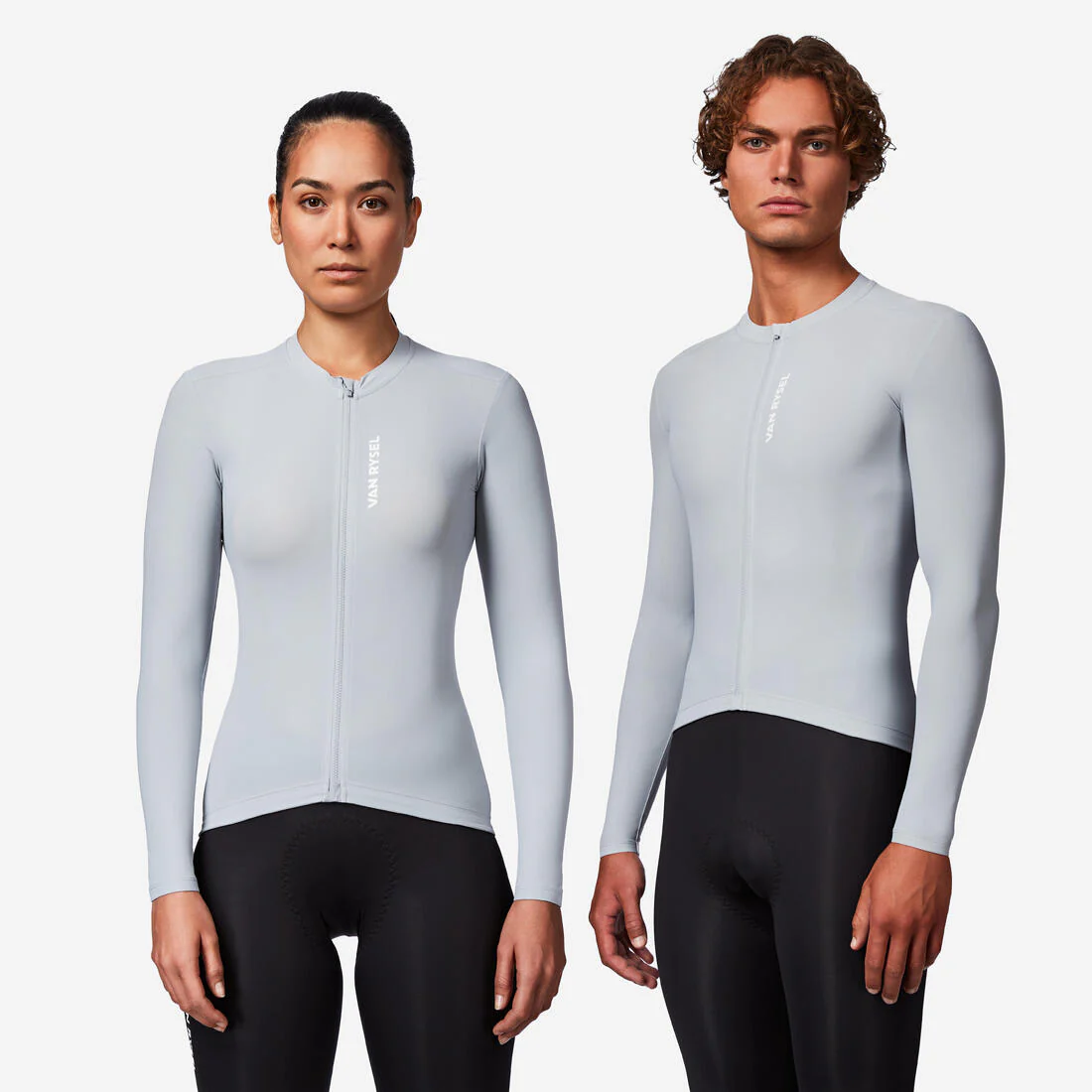 Jersey de ciclismo de carretera anti-UV de manga larga verde para hombre Racer - Image 2