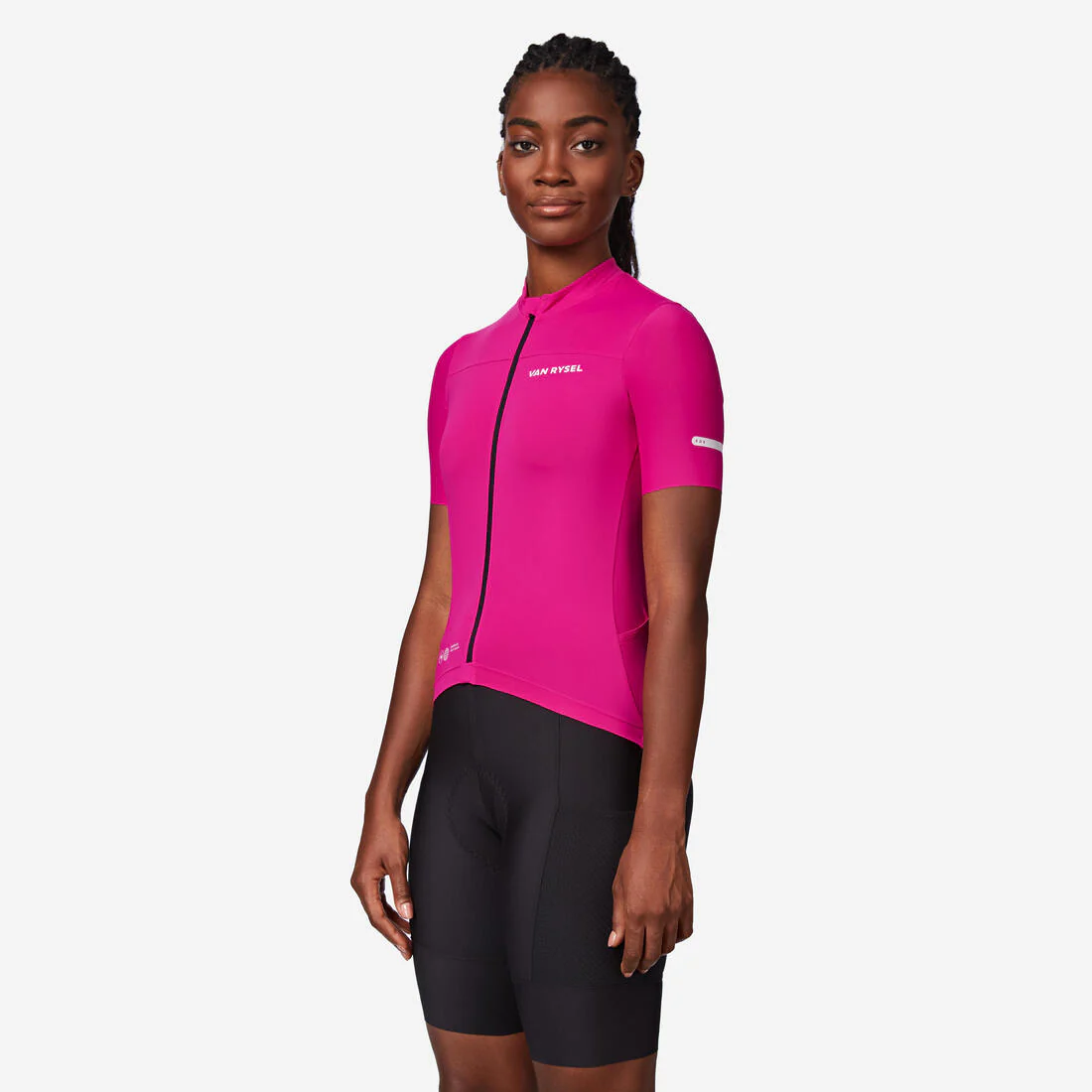 Jersey de ciclismo de carretera de manga corta azul para mujer Endurance 2 - Image 31