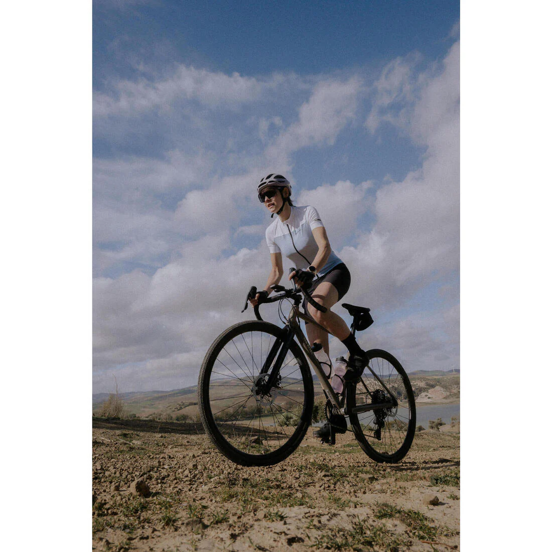 Jersey de ciclismo de carretera de manga corta azul para mujer Endurance 2 - Image 34