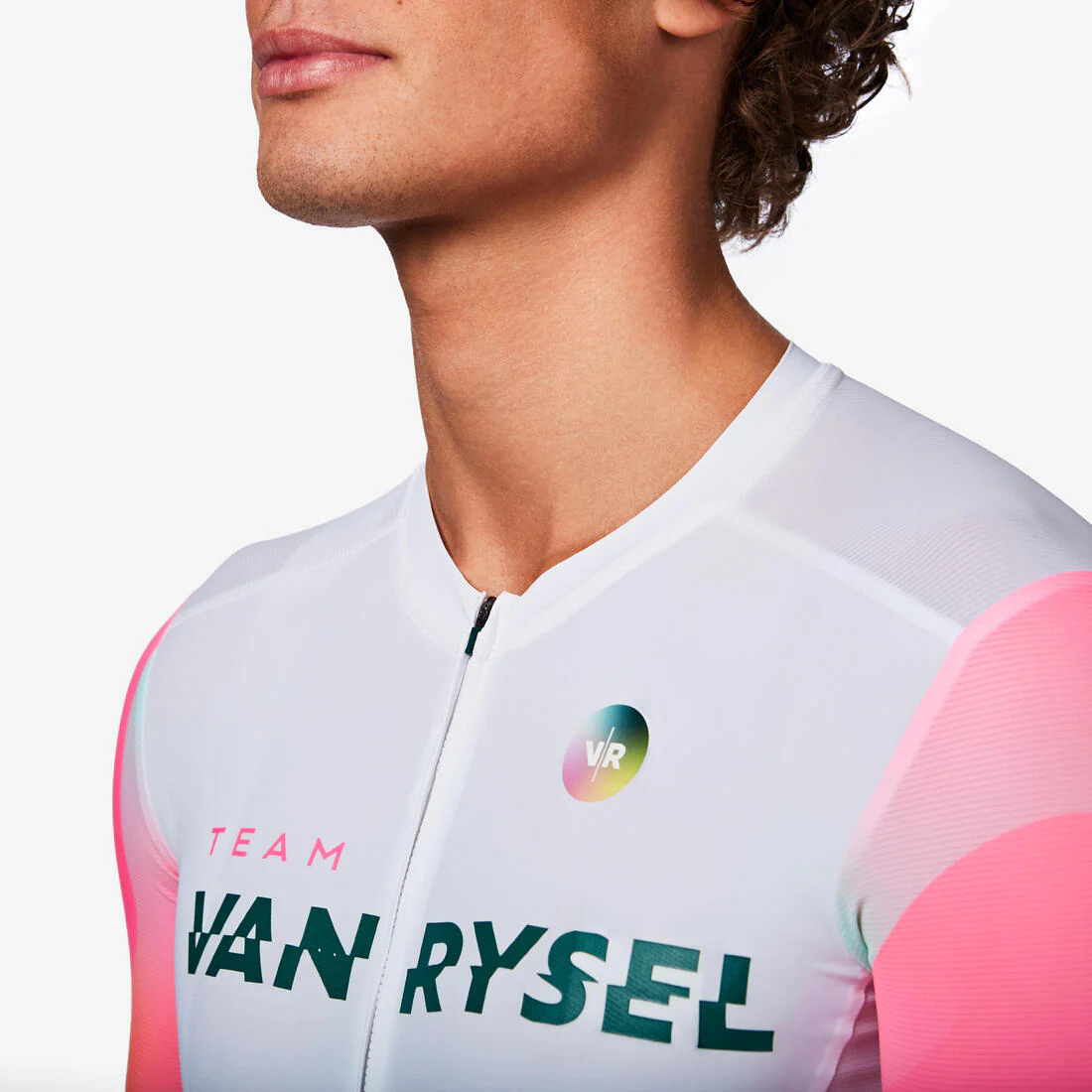Jersey de ciclismo de carretera de manga corta violeta unisex Racer 2 - Image 14
