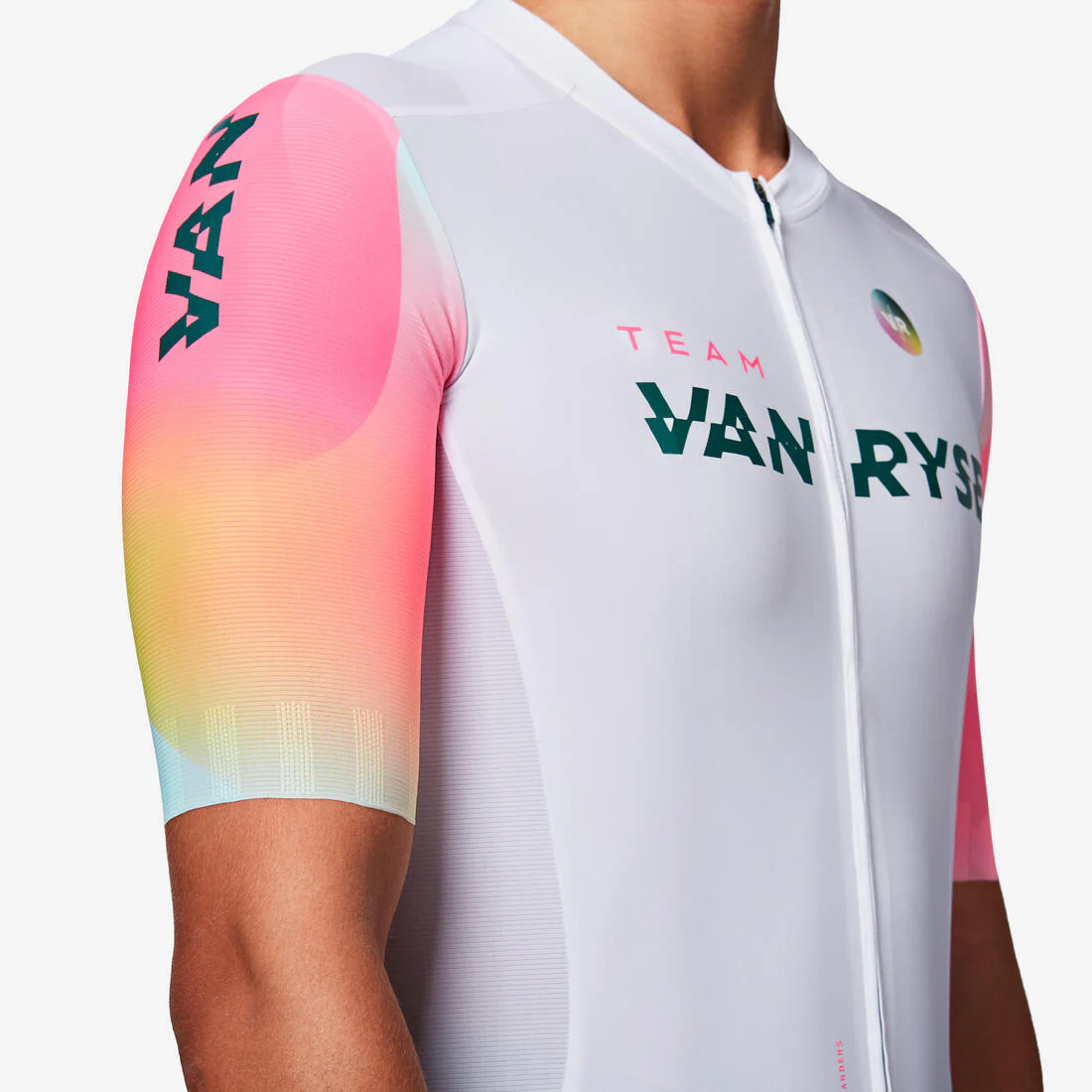 Jersey de ciclismo de carretera de manga corta violeta unisex Racer 2 - Image 16