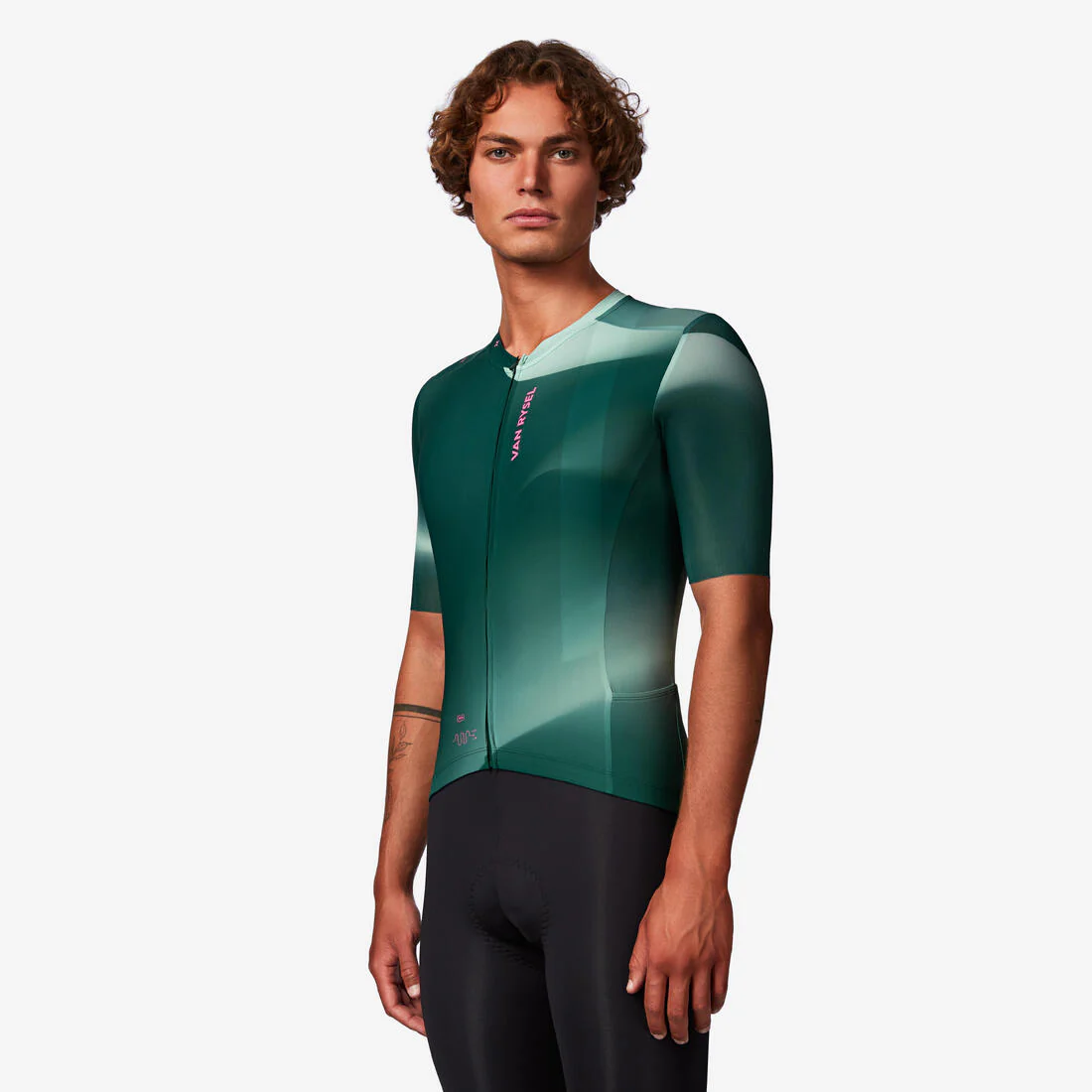 Jersey de ciclismo de carretera de manga corta violeta unisex Racer 2 - Image 19