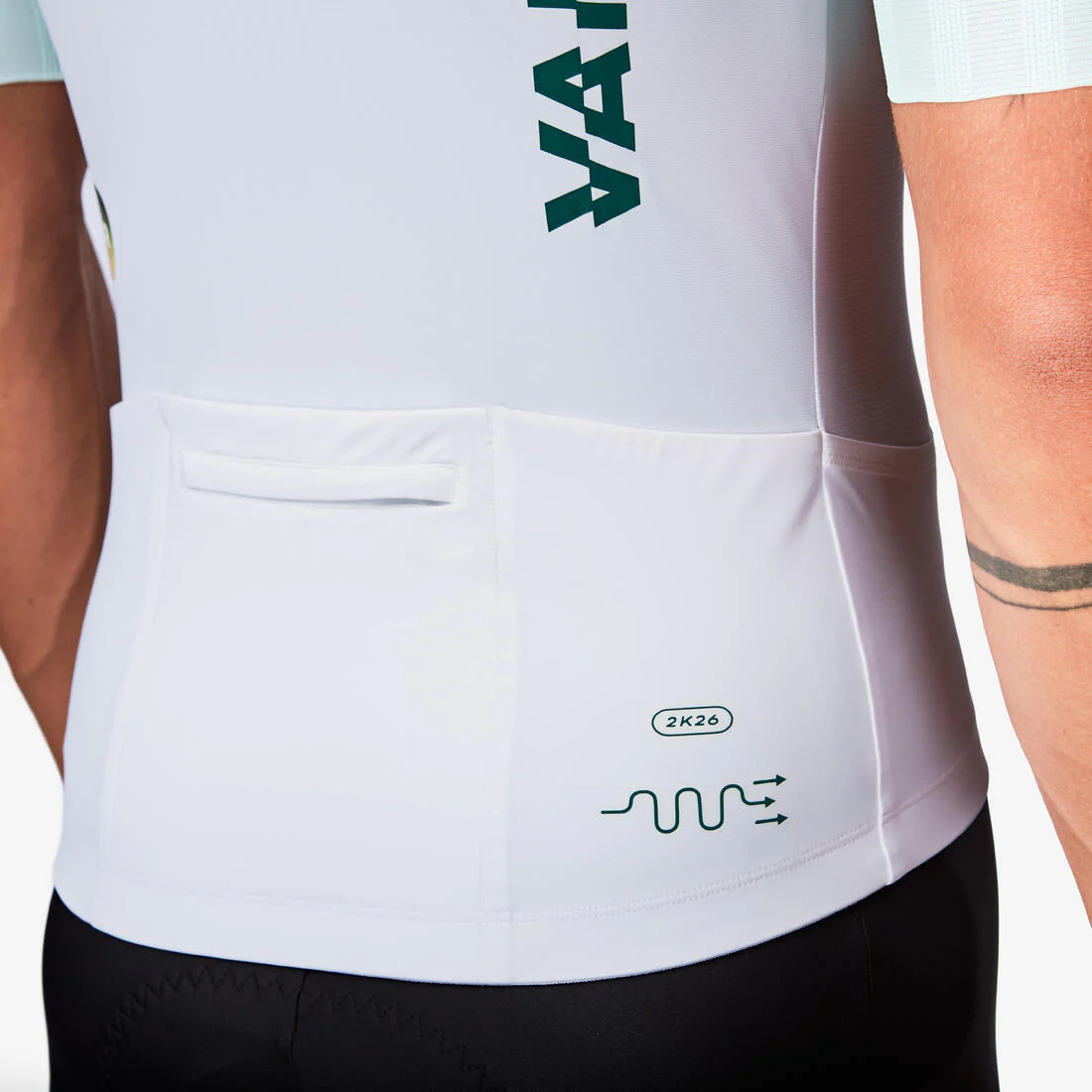 Jersey de ciclismo de carretera de manga corta violeta unisex Racer 2 - Image 9