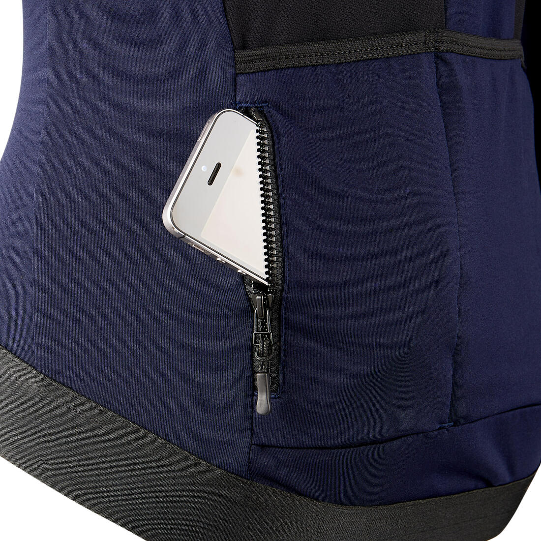 Jersey de ciclismo MTB XC de manga larga azul para hombre - Image 17