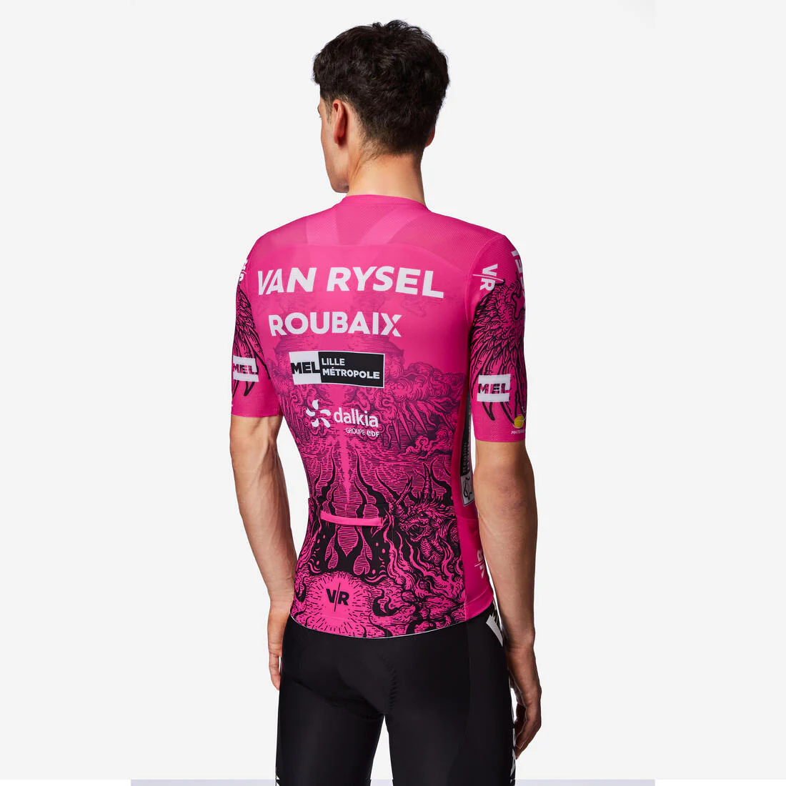 Jersey de ciclismo en carretera de manga corta réplica RCR-R Van Rysel Roubaix - Image 4
