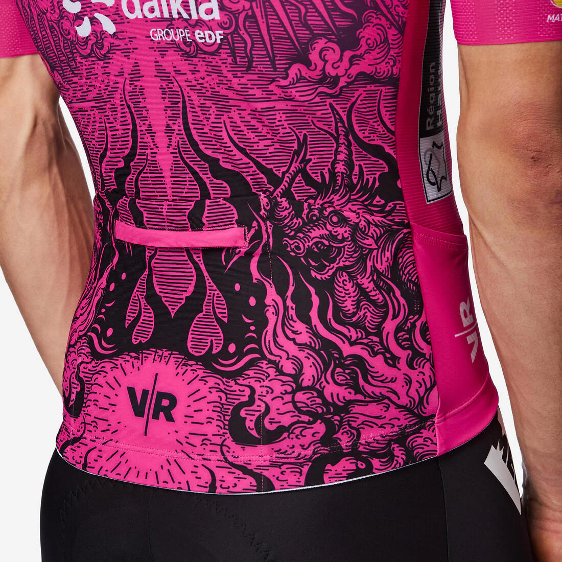 Jersey de ciclismo en carretera de manga corta réplica RCR-R Van Rysel Roubaix - Image 5