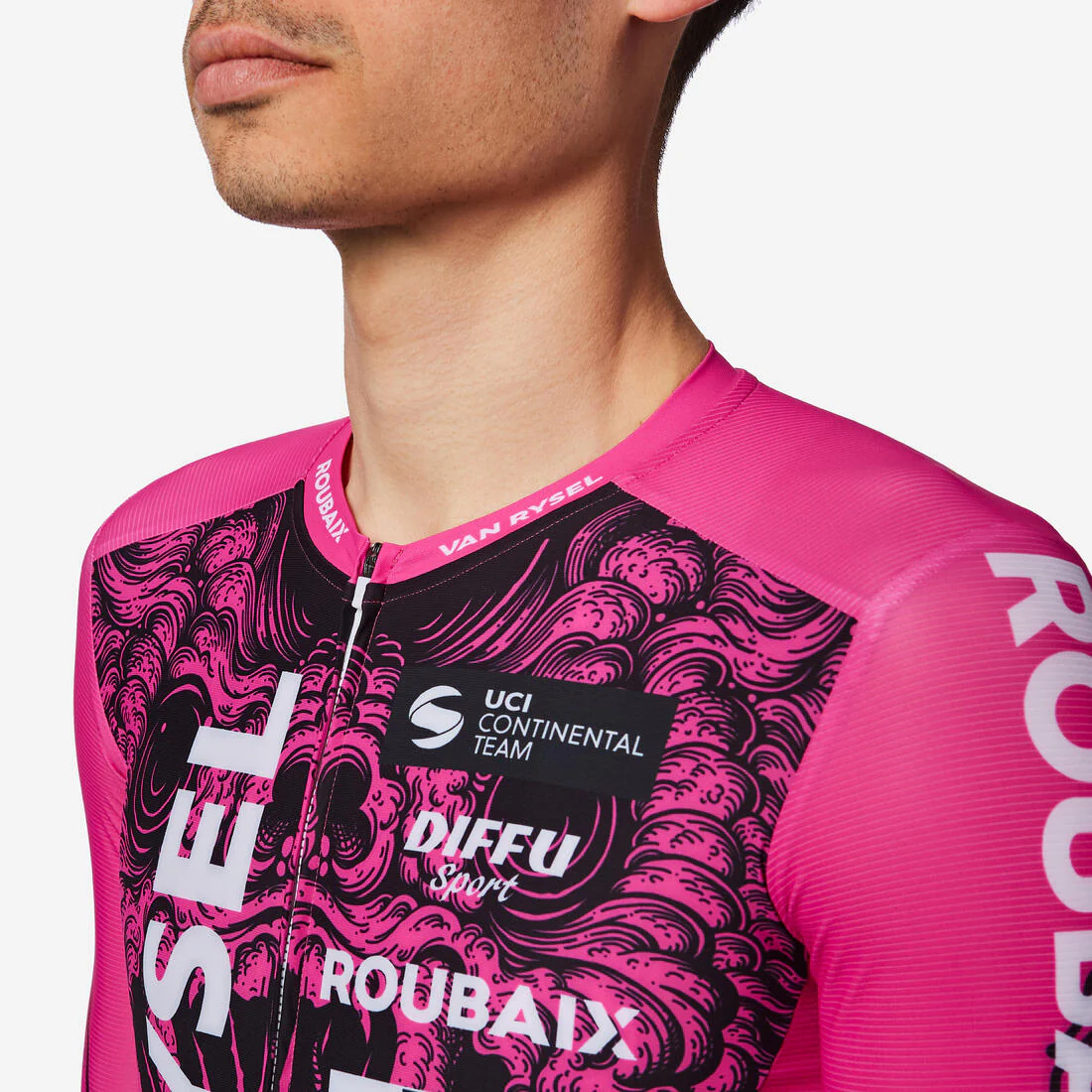 Jersey de ciclismo en carretera de manga corta réplica RCR-R Van Rysel Roubaix - Image 7