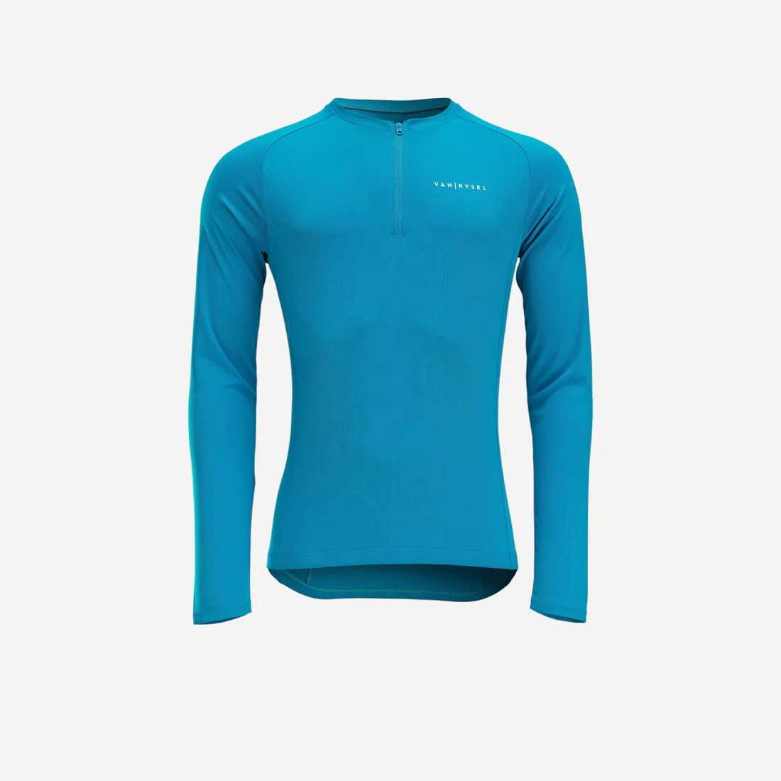 JERSEY DE CICLISMO EN CARRETERA PARA HOMBRE - VERANO - MANGA LARGA - ANTI-UV - ESSENTIEL - AZUL