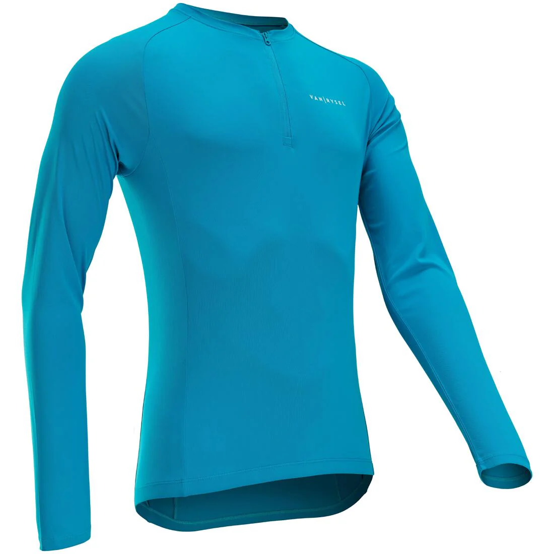 JERSEY DE CICLISMO EN CARRETERA PARA HOMBRE - VERANO - MANGA LARGA - ANTI-UV - ESSENTIEL - AZUL - Image 2