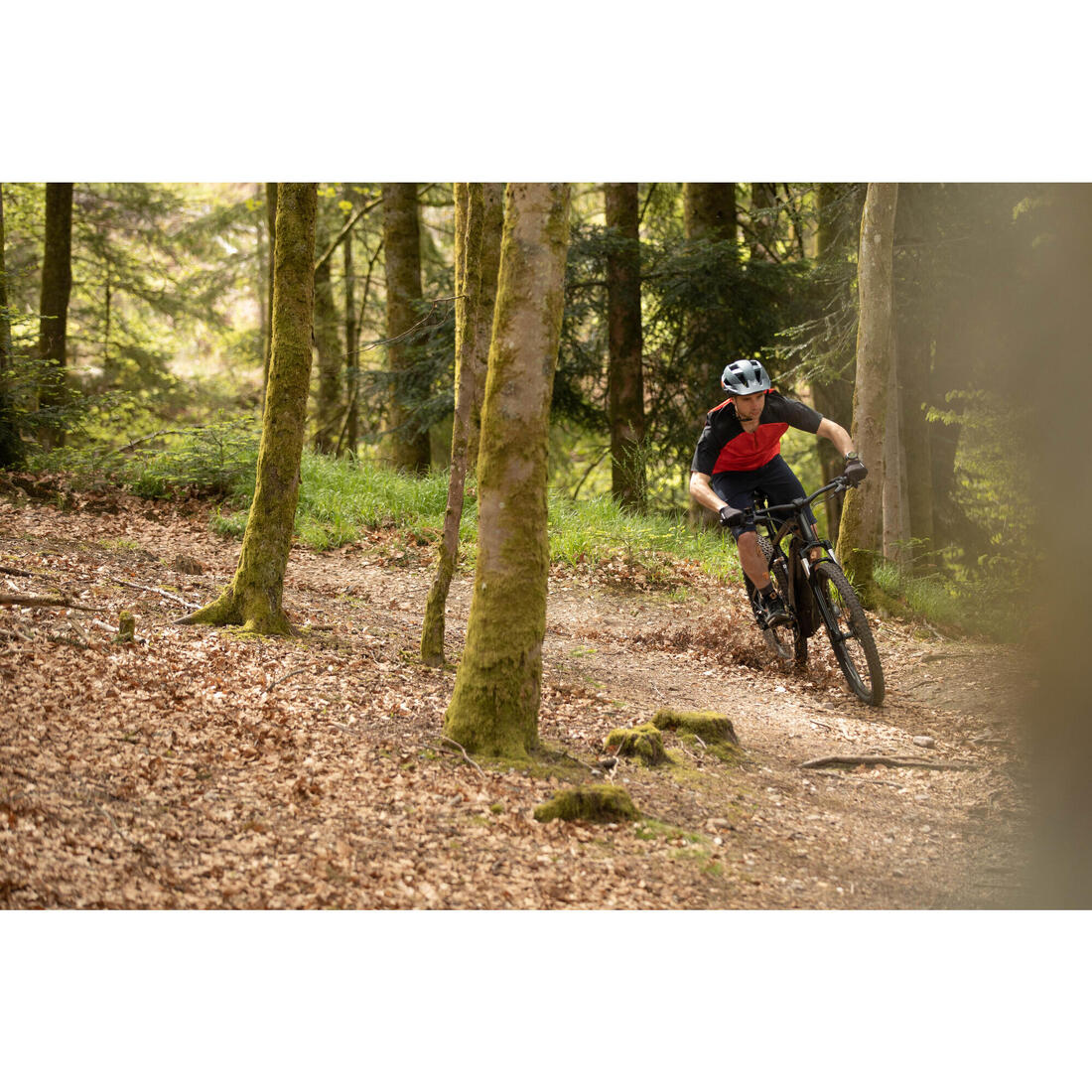 Jersey de Ciclismo MTB Expl 500 Rojo Manga Corta - Image 18