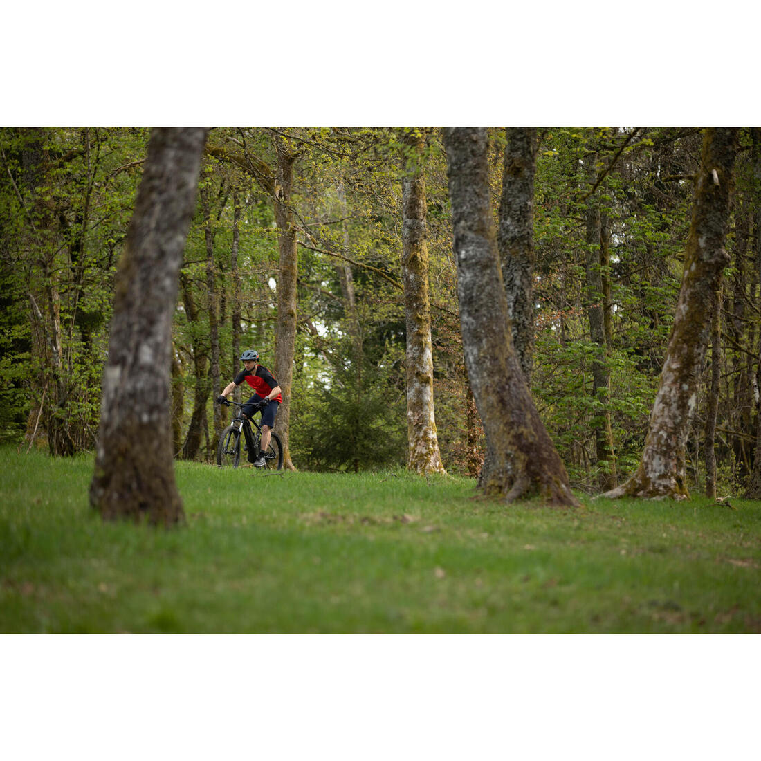 Jersey de Ciclismo MTB Expl 500 Rojo Manga Corta - Image 25