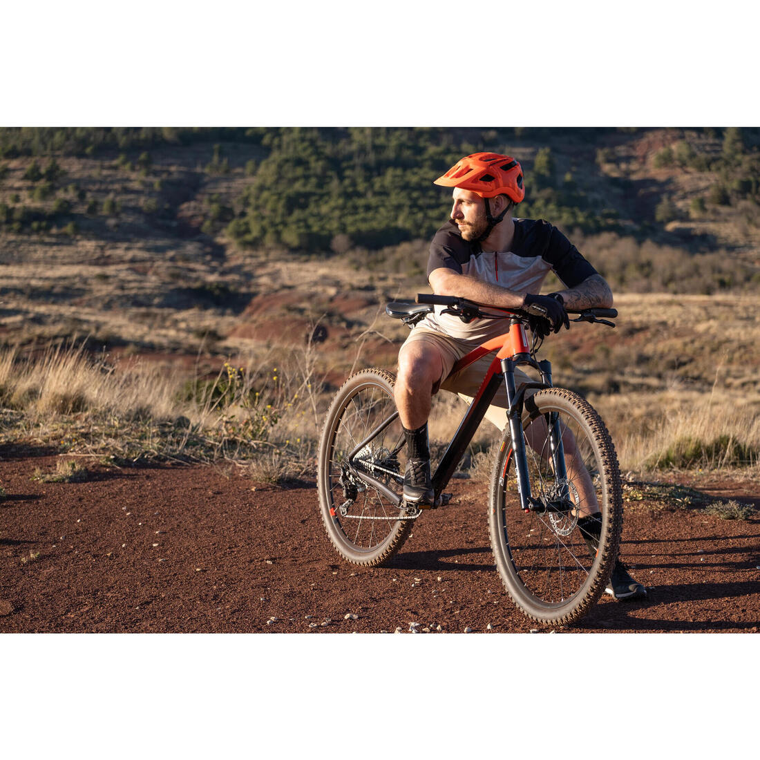 Jersey de Ciclismo MTB Expl 500 Rojo Manga Corta - Image 26