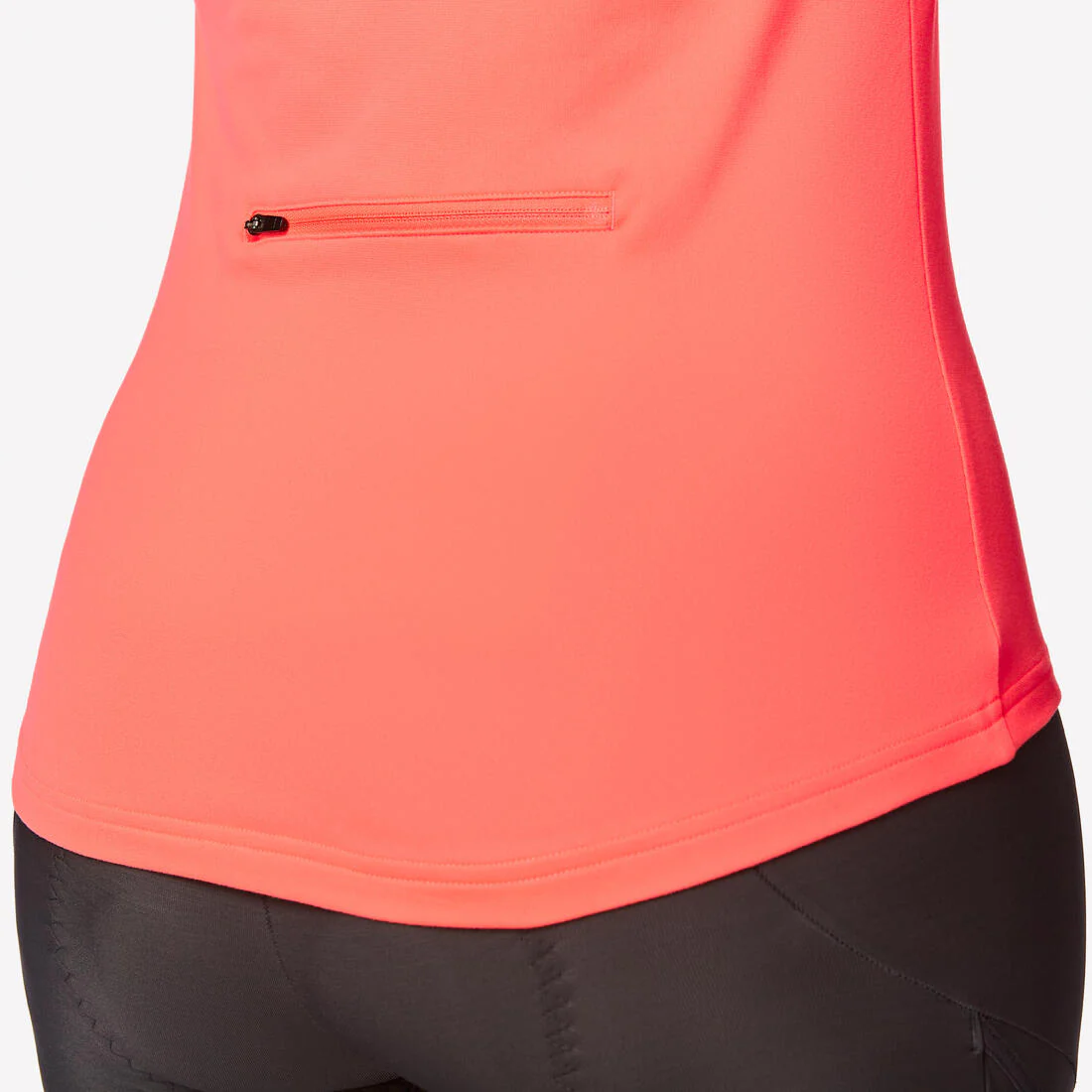 Jersey manga larga ciclismo carretera mujer 100 coral - Image 7
