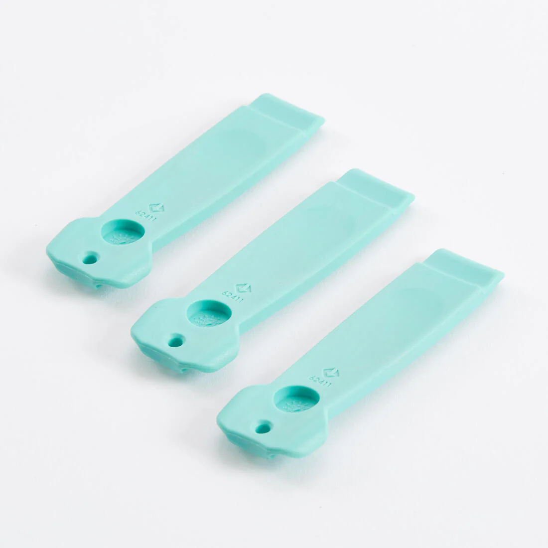 Juego de 3 desmontables de bicicleta verdes