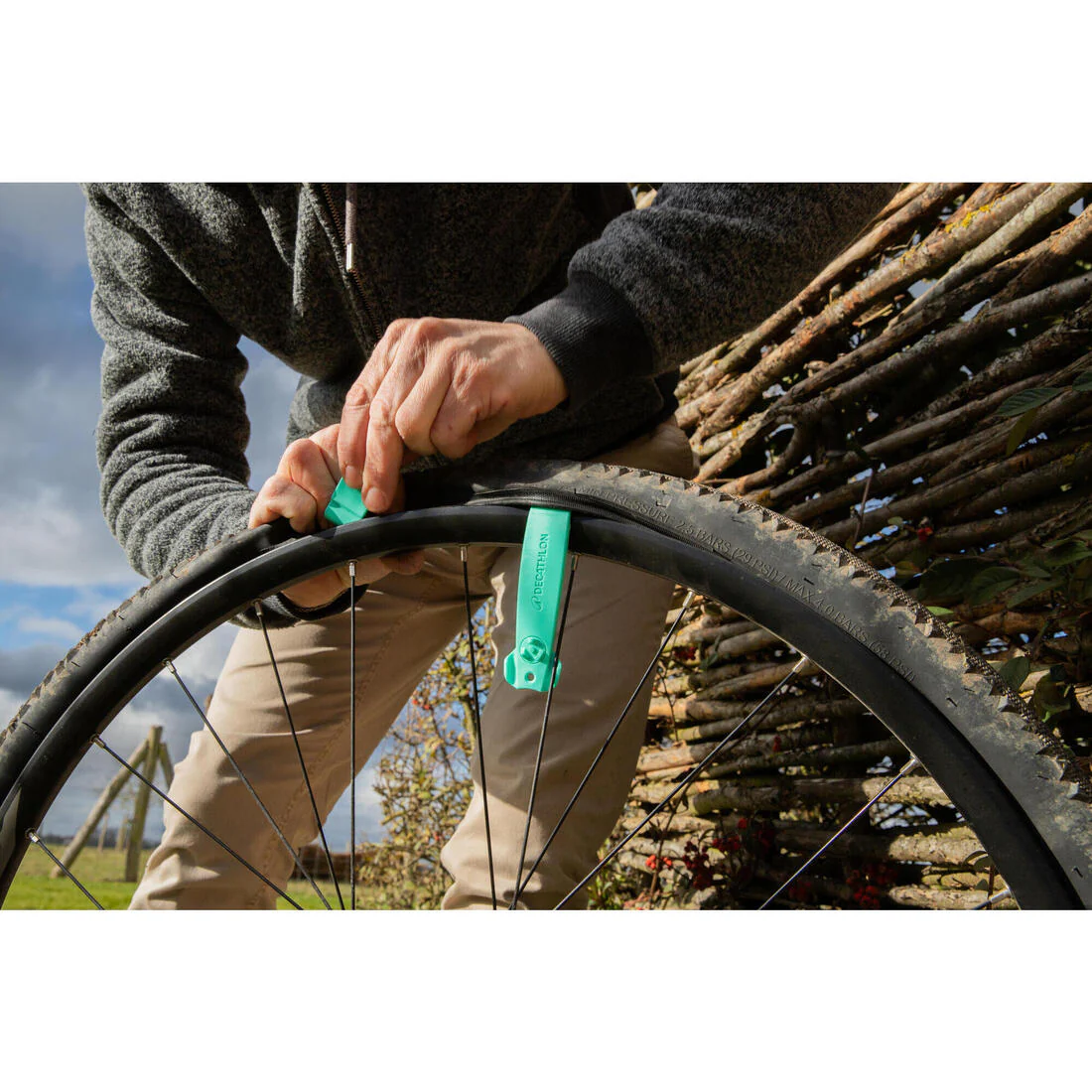 Juego de 3 desmontables de bicicleta verdes - Image 18