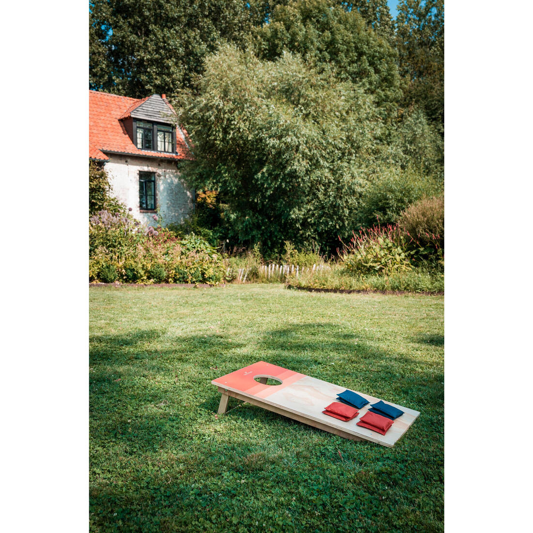 Juego de cornhole compacto listo para jugar - Image 20