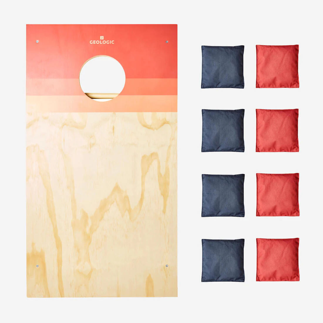 Juego de cornhole compacto listo para jugar - Image 6