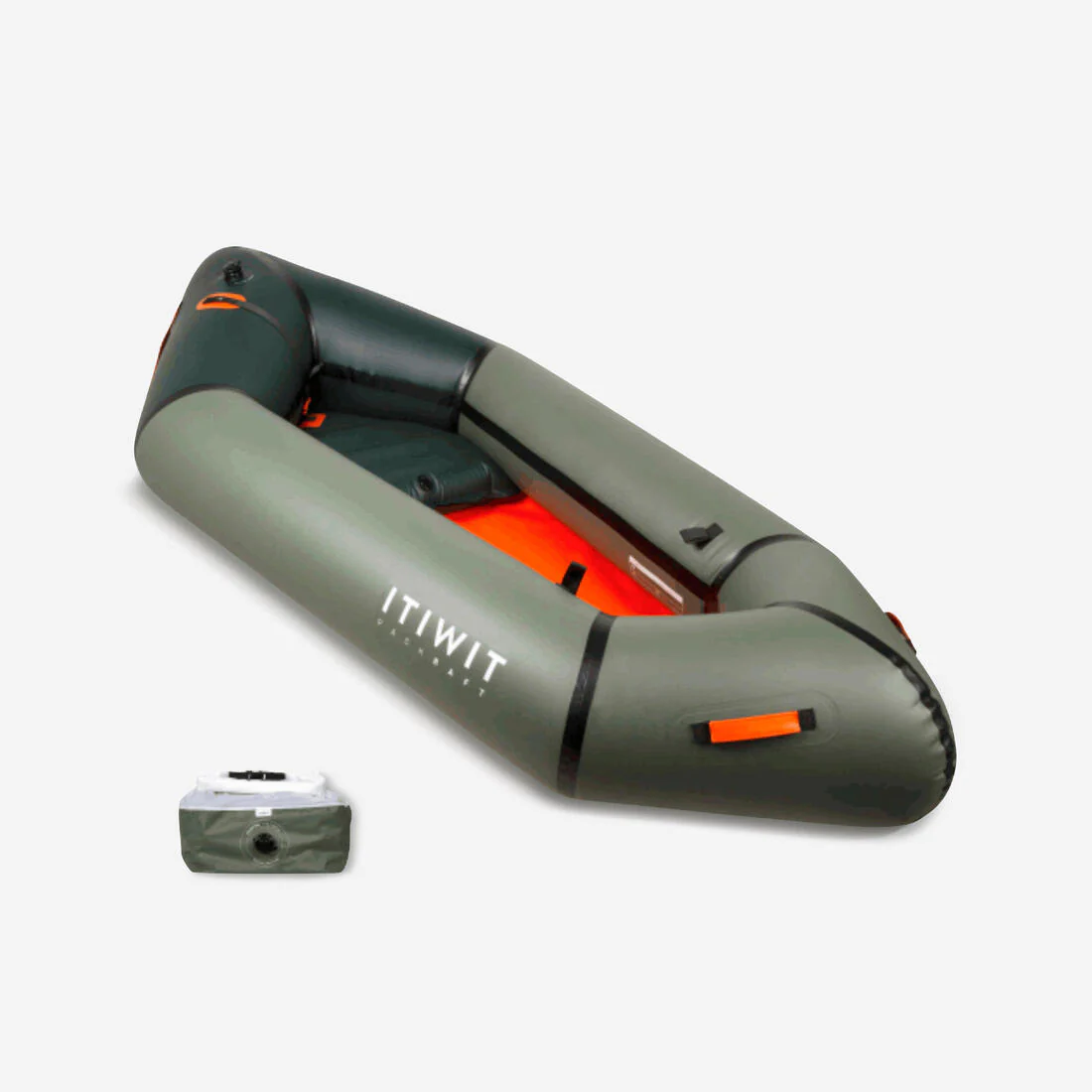 Kayak inflable de río tipo packraft de TPU para 1 persona PR100