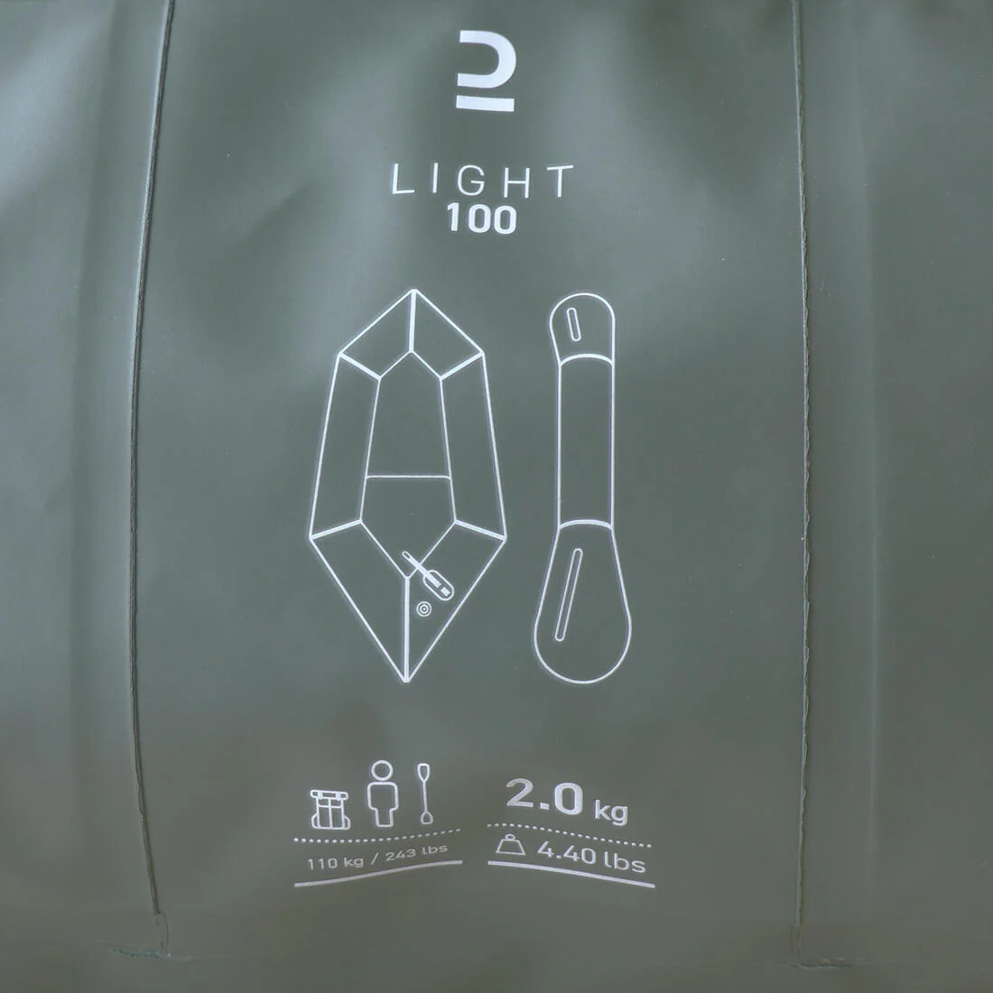 Kayak inflable de río tipo packraft de TPU para 1 persona PR100 - Image 16