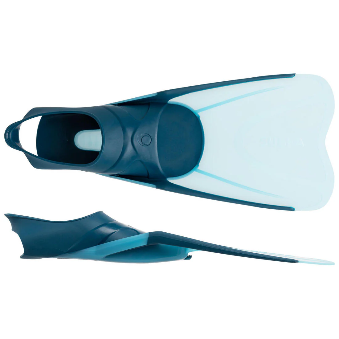 Kit de buceo con aletas, máscara y tubo azul para adulto Snorkel SNK 500 - Image 10