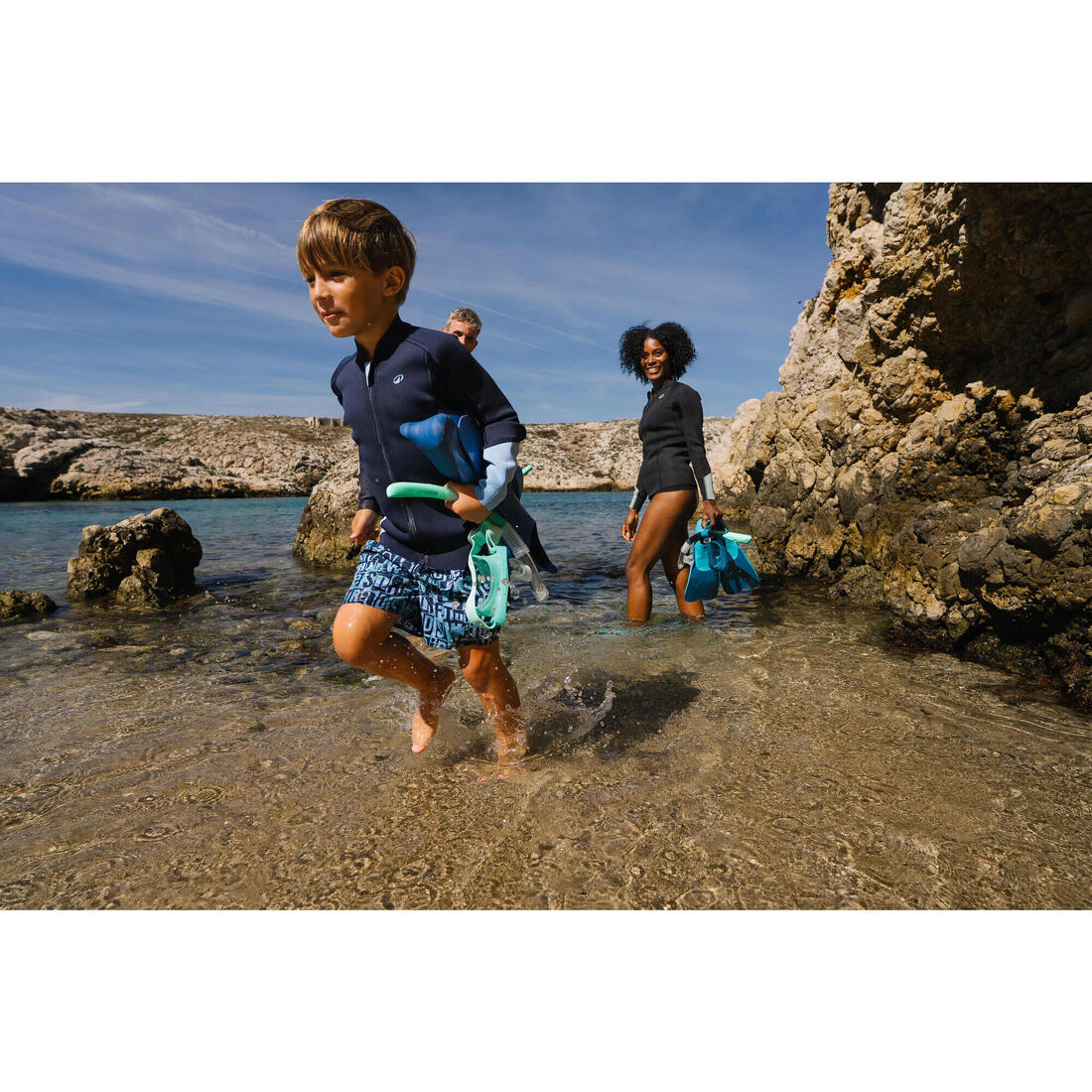 Kit de buceo con máscara y tubo de snorkel con válvula para adulto 100 - Image 20