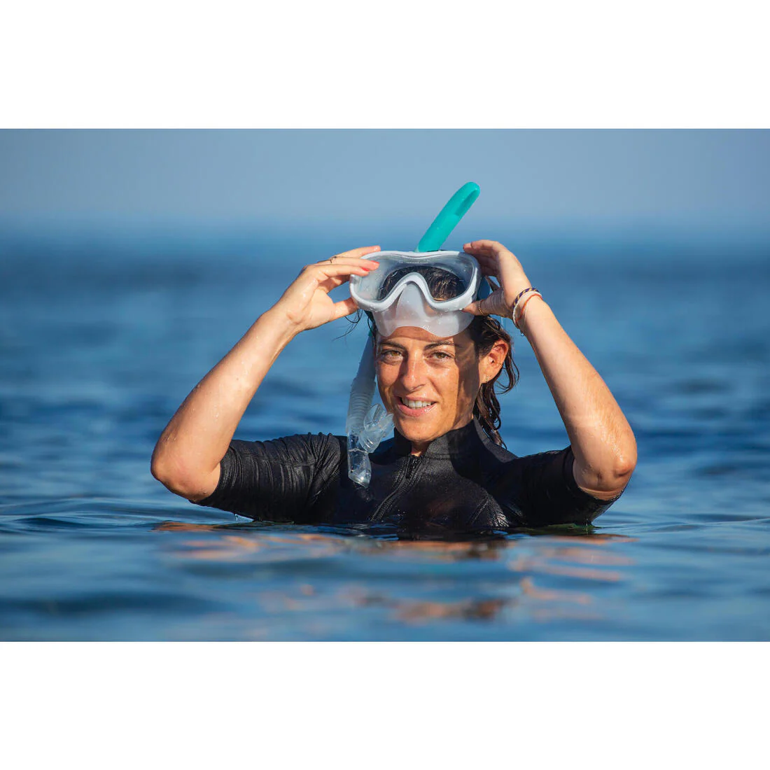Kit de máscara y tubo de snorkel para adulto 100 - Image 15