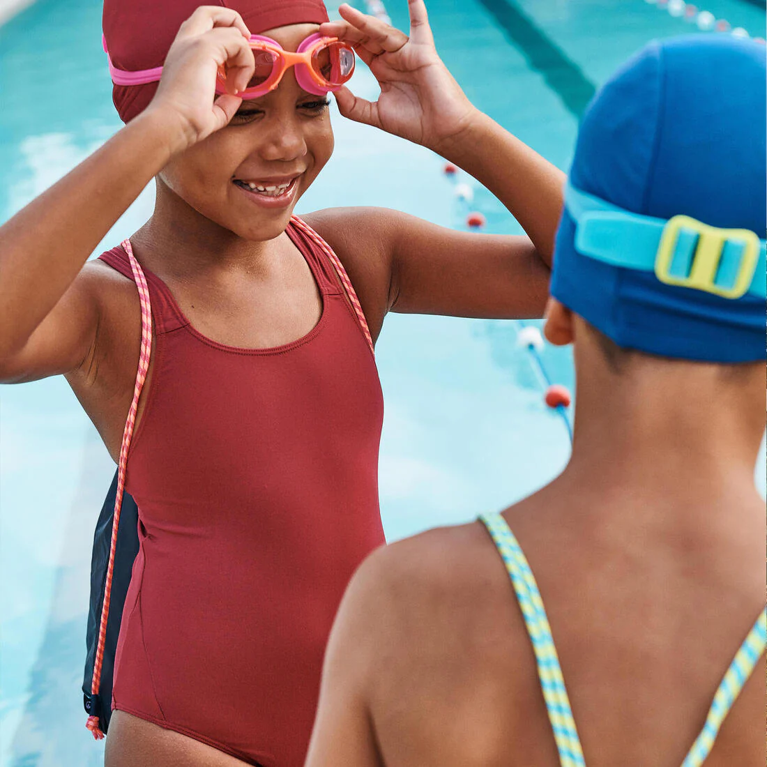 Kit de natación morado para niña 100 - Image 2