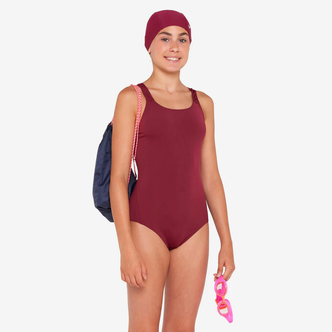 Kit de natación morado para niña 100 - Image 4