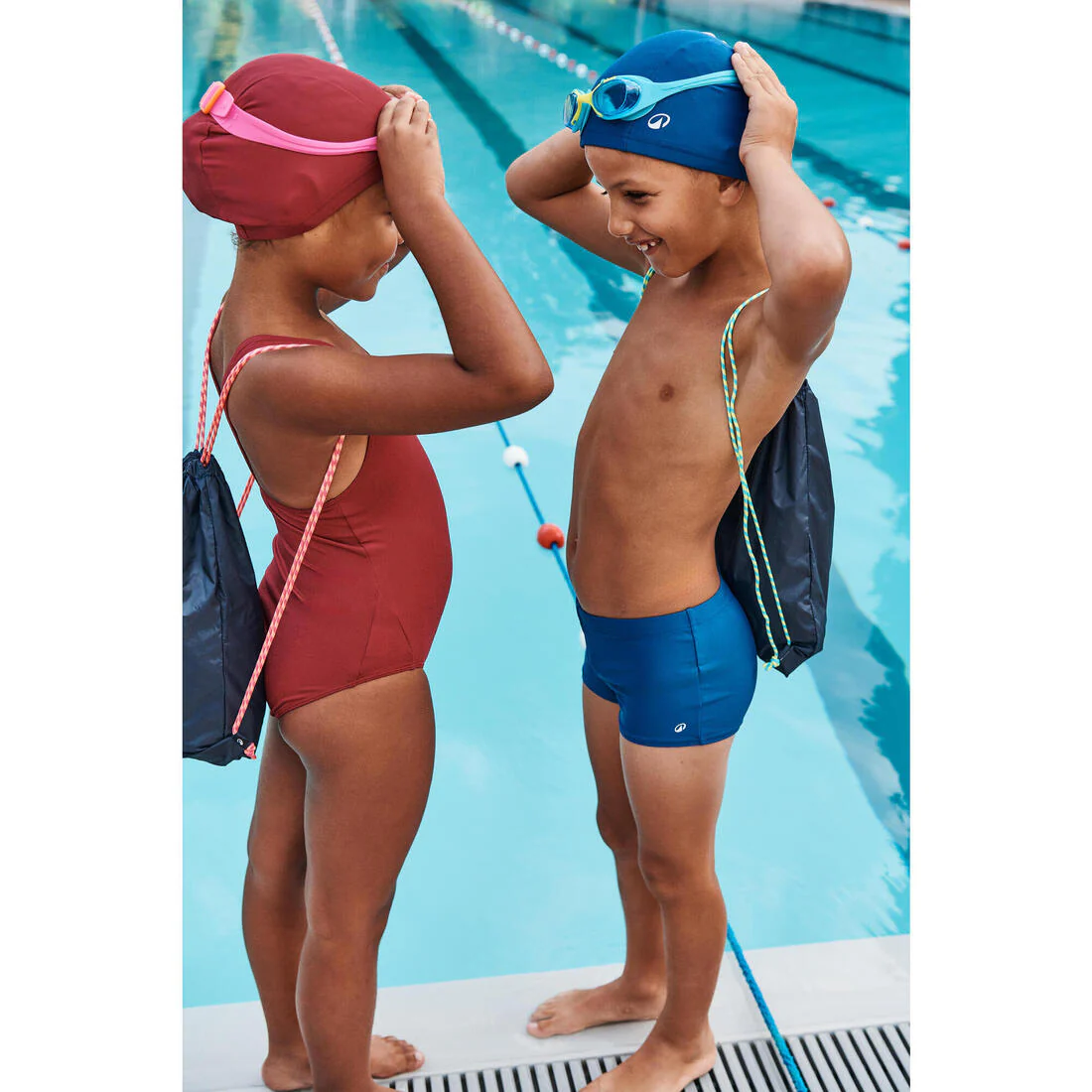 Kit de natación morado para niña 100 - Image 5