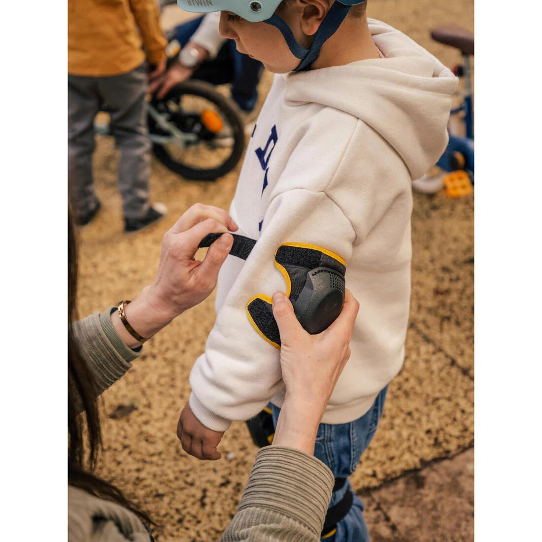 Kit de protección de ciclismo para codos y rodillas unitalla para 3 a 6 años - Image 15