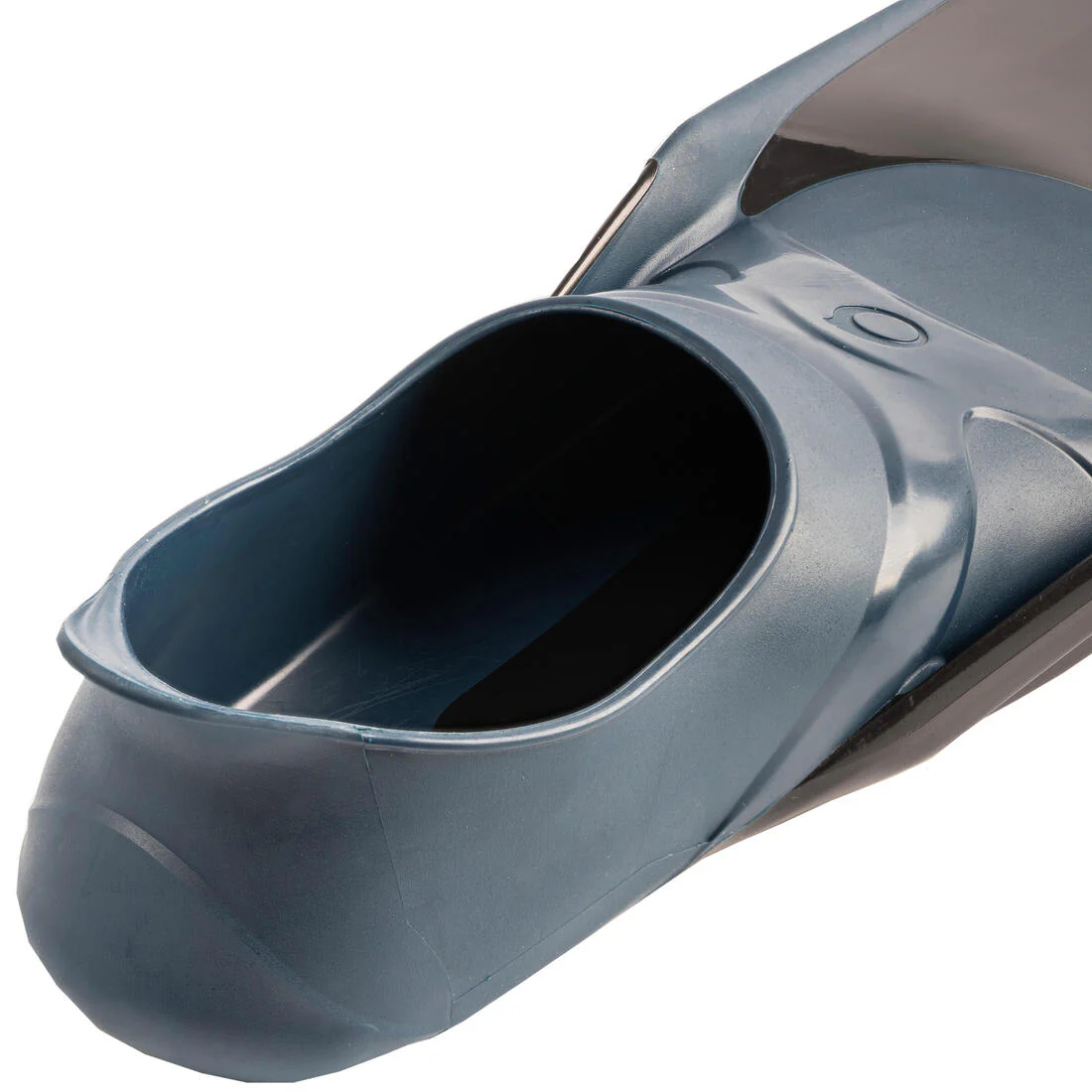 Kit de snorkel con aletas, máscara y tubo gris con negro para adulto 100 - Image 9