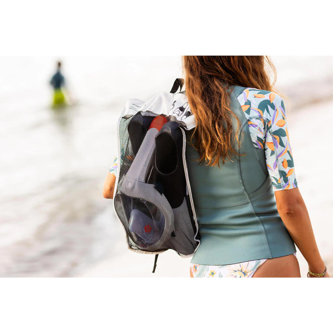 Kit de snorkel con máscara y aletas para adulto Easybreath - Image 11