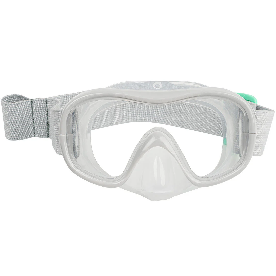 Kit de snorkel con máscara y tubo gris para niños Subea 100 - Image 3