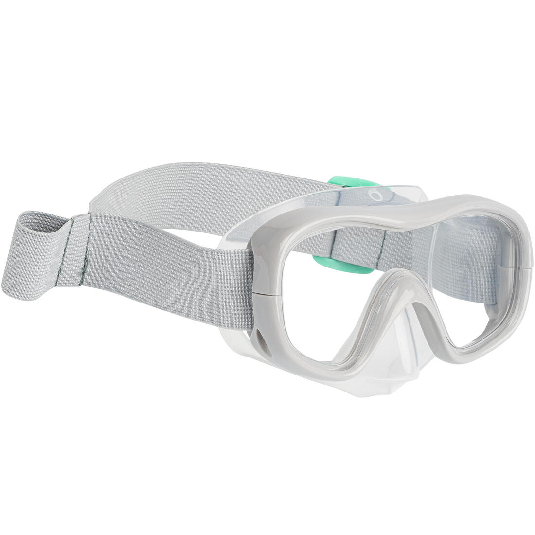 Kit de snorkel con máscara y tubo gris para niños Subea 100 - Image 4