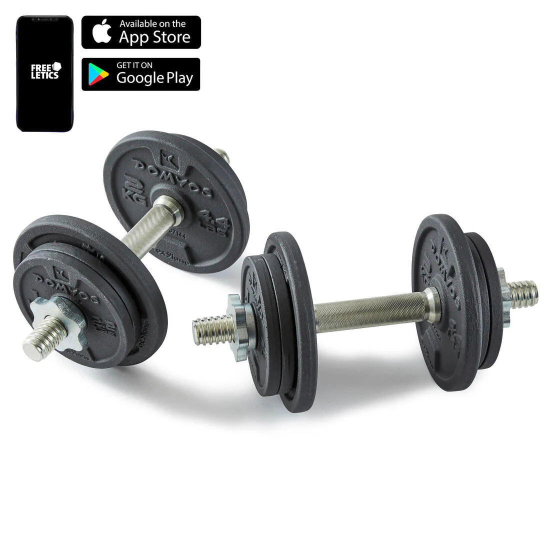 Kit de discos para mancuernas 20kg 28mm Cross Training - Image 3