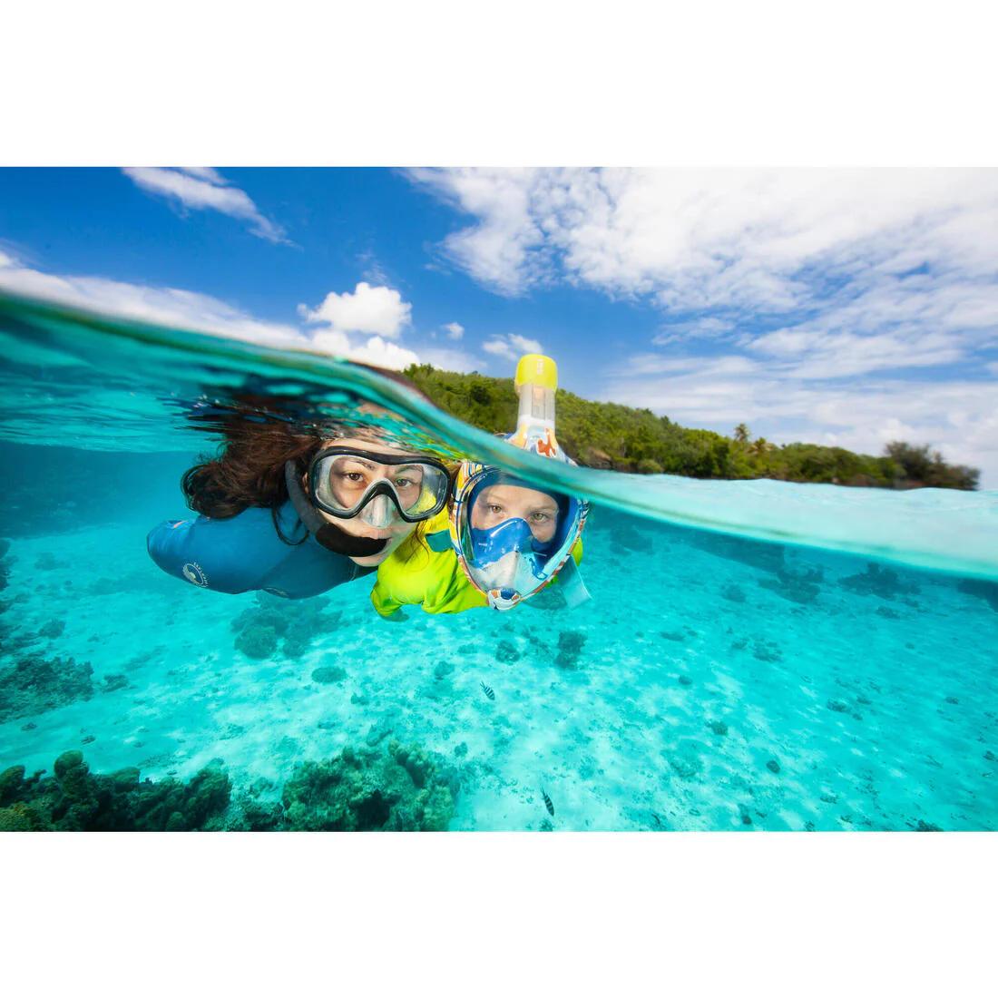 Kit Máscara + Tubo Snorkel Subea SNK 100 Adulto Negro - Image 11
