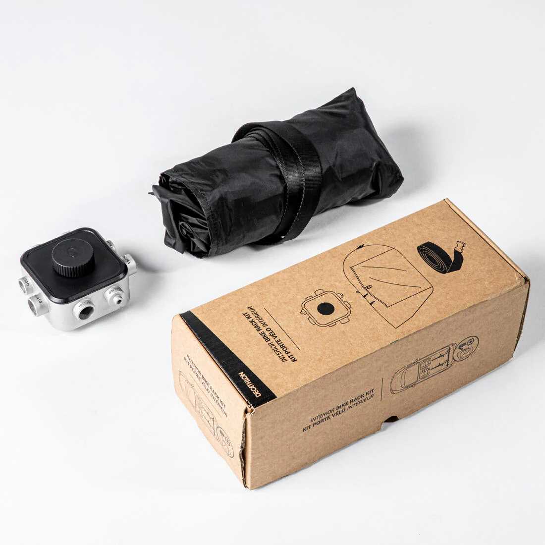 Kit portabicicletas interior para vehículo