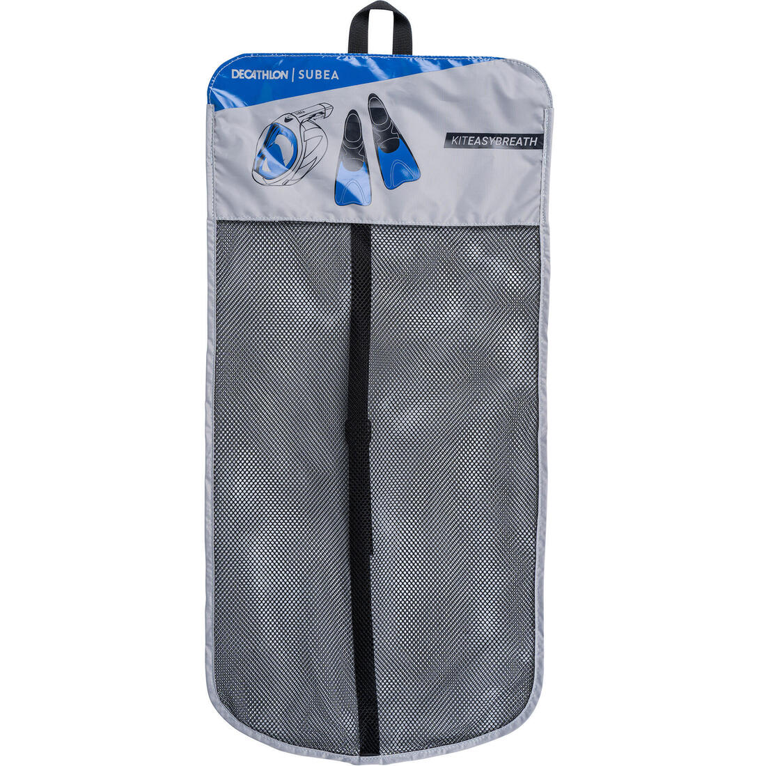 Kit Snorkel Máscara Easybreath 500 + Aletas Adulto Azul - Image 15